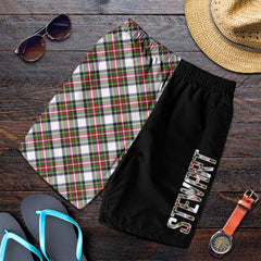 Stewart Dress Modern Tartan Crest Men's Short - Cross Style