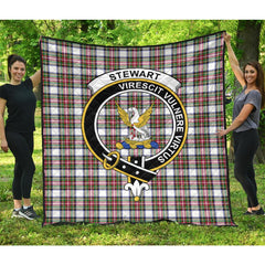 Stewart Dress Modern Tartan Crest Quilt