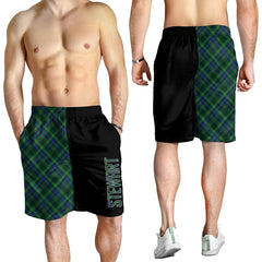 Stewart Hunting Modern Tartan Crest Men's Short - Cross Style