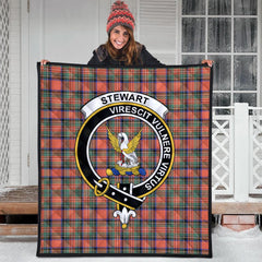 Stewart Royal Ancient Tartan Crest Quilt