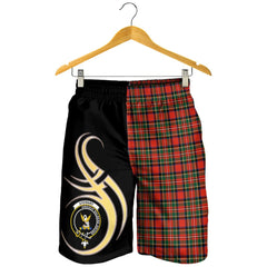 Stewart Royal Modern Tartan Crest Men's Short PM8
