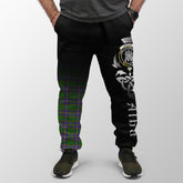Strange Of Balkaskie Tartan Crest Jogger Sweatpants - Alba Celtic Style