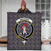 Taylor Weathered Tartan Crest Quilt