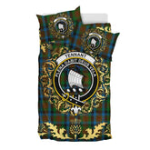 Tennant 02 Tartan Crest Bedding Set - Golden Thistle Style