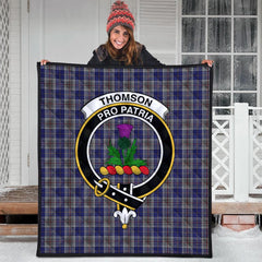 Thompson Variant Tartan Crest Quilt