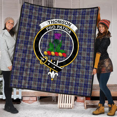 Thompson Variant Tartan Crest Quilt