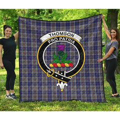 Thompson Variant Tartan Crest Quilt