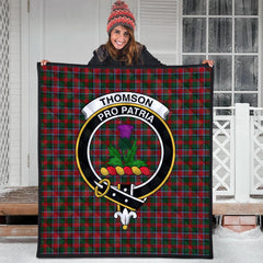 Thompson (Mackinlay) Tartan Crest Quilt