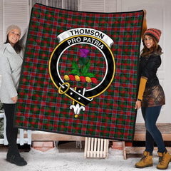 Thompson (Mackinlay) Tartan Crest Quilt