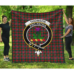 Thompson (Mackinlay) Tartan Crest Quilt