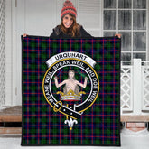 Urquhart Modern Tartan Crest Quilt