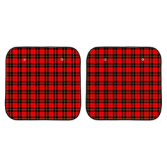 Wallace Hunting Red Tartan Car Sun Shade - 2 Pieces