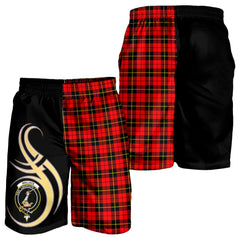 Wallace Hunting Red Tartan Crest Men's Short PM8