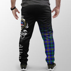 Weir Modern Tartan Crest Jogger Sweatpants - Alba Celtic Style