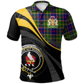 Whitefoord Modern Tartan Polo Shirt - Royal Coat Of Arms Style