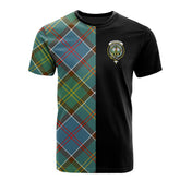 Whitelaw Tartan T-Shirt Half of Me - Cross Style