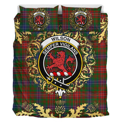 Wilson 03 Tartan Crest Bedding Set - Golden Thistle Style