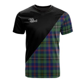 Wood Modern Tartan - Military T-Shirt