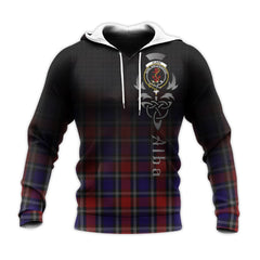 Clark Red Tartan Hoodie - Alba Celtic Style
