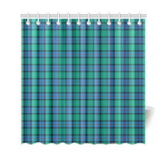Flower Of Scotland Tartan Shower Curtain