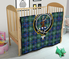 Davidson of Tulloch Tartan Crest Quilt