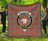 MacFarlane Tartan Crest Quilt