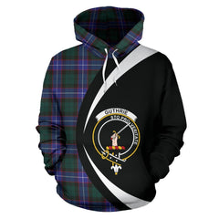 Guthrie Modern Tartan Crest Hoodie - Circle Style