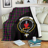 Logan Modern Tartan Crest Blankets