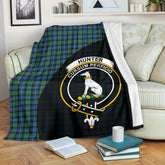 Hunter Ancient Tartan Crest Blanket - 3 Sizes