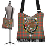 MacKinnon Ancient Tartan Clan Badge Boho Handbag