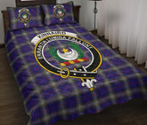 Kinnaird Tartan Crest Quilt Bed Set