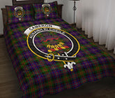Cameron of Erracht Modern Tartan Crest Quilt Bed Set
