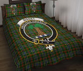 Bisset Tartan Crest Quilt Bed Set