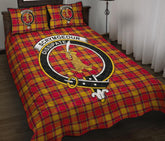 Scrymgeour Tartan Crest Quilt Bed Set