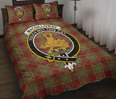 MacGillivray Hunting Ancient Tartan Crest Quilt Bed Set