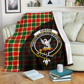 Gibbs Tartan Crest Blanket Wave Style