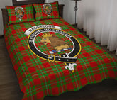 MacGregor Modern Tartan Crest Quilt Bed Set