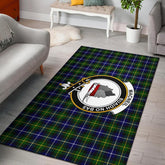 Macneill Of Barra Tartan Crest Area Rug
