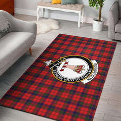 Robertson (Clan Donnachaidh) Tartan Crest Area Rug