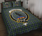 MacDonnell of Glengarry Ancient Tartan Crest Quilt Bed Set