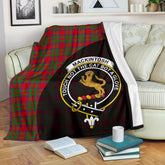 MacKintosh Modern Tartan Crest Blanket Wave Style