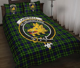 Campbell of Breadalbane Modern Tartan Crest Quilt Bed Set