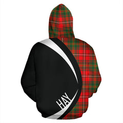 Hay Modern Tartan Crest Zipper Hoodie - Circle Style