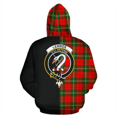 Lennox Modern Tartan Crest Zipper Hoodie - Half Of Me Style