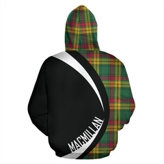 MacMillan Old Ancient Tartan Crest Zipper Hoodie - Circle Style