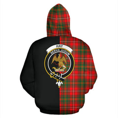 Hay Modern Tartan Crest Zipper Hoodie - Half Of Me Style