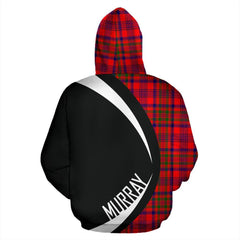 Murray of Tulloch Modern Tartan Crest Hoodie - Circle Style