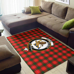 Macfie (Of Dreghorn) Tartan Crest Area Rug