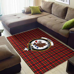 Innes Tartan Crest Area Rug