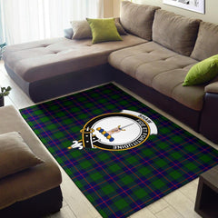 Shaw (Of Tordarroch) Tartan Crest Area Rug